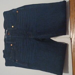 Madewell High-rise Skinny Sz.24P.  10" Rise. L.25.5" Dark Wash.  EUC!